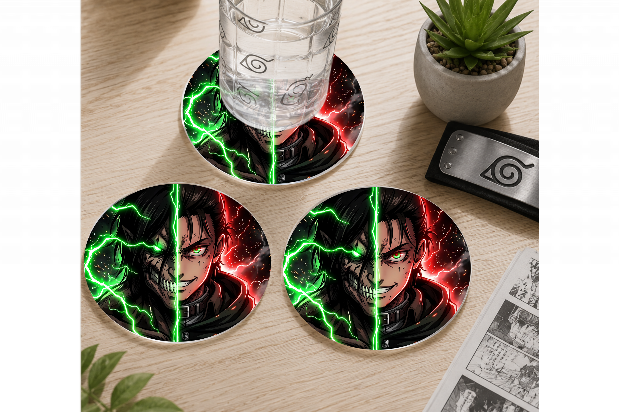 Posavaso Eren Yeager - Imagen 2