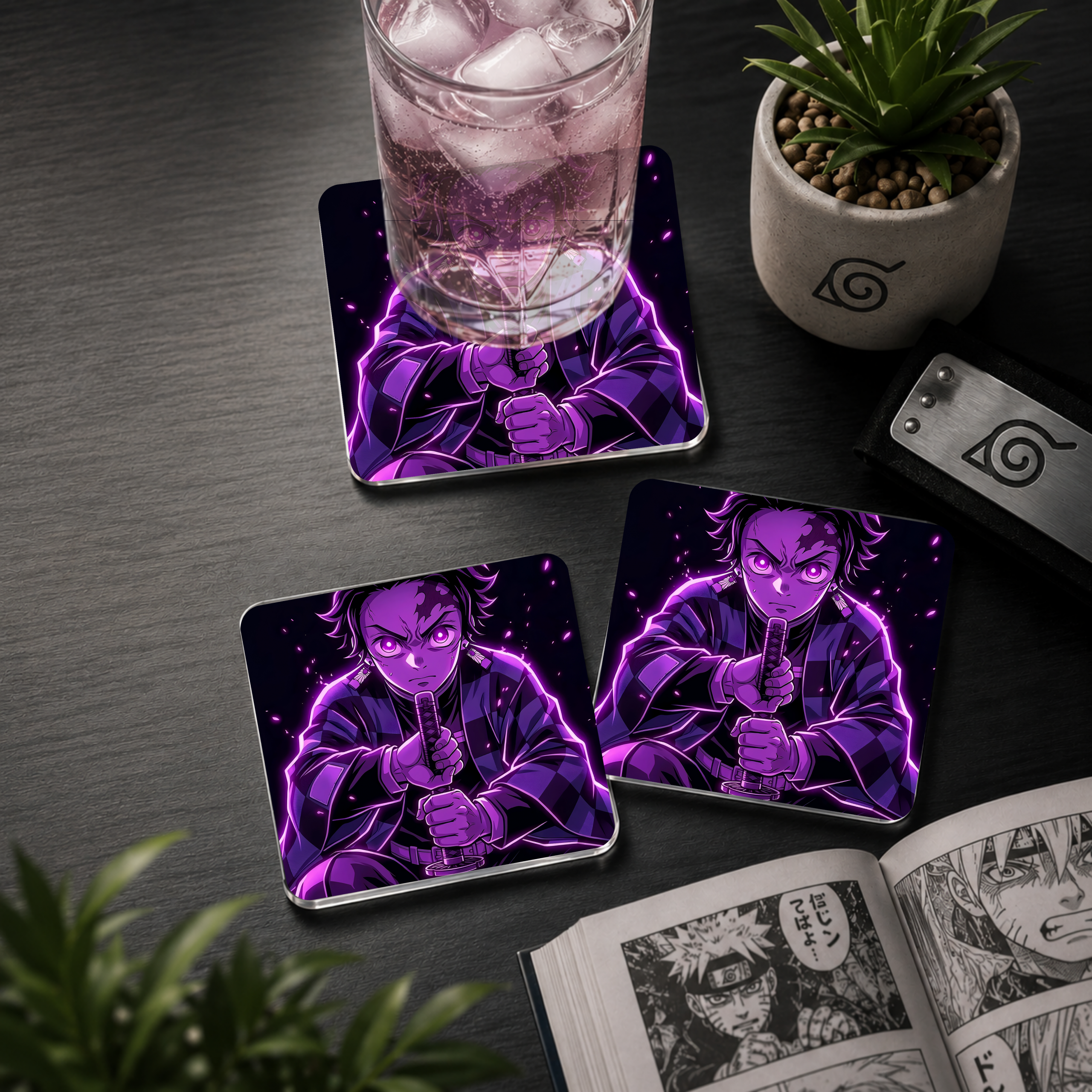 Posavaso Tanjiro purple