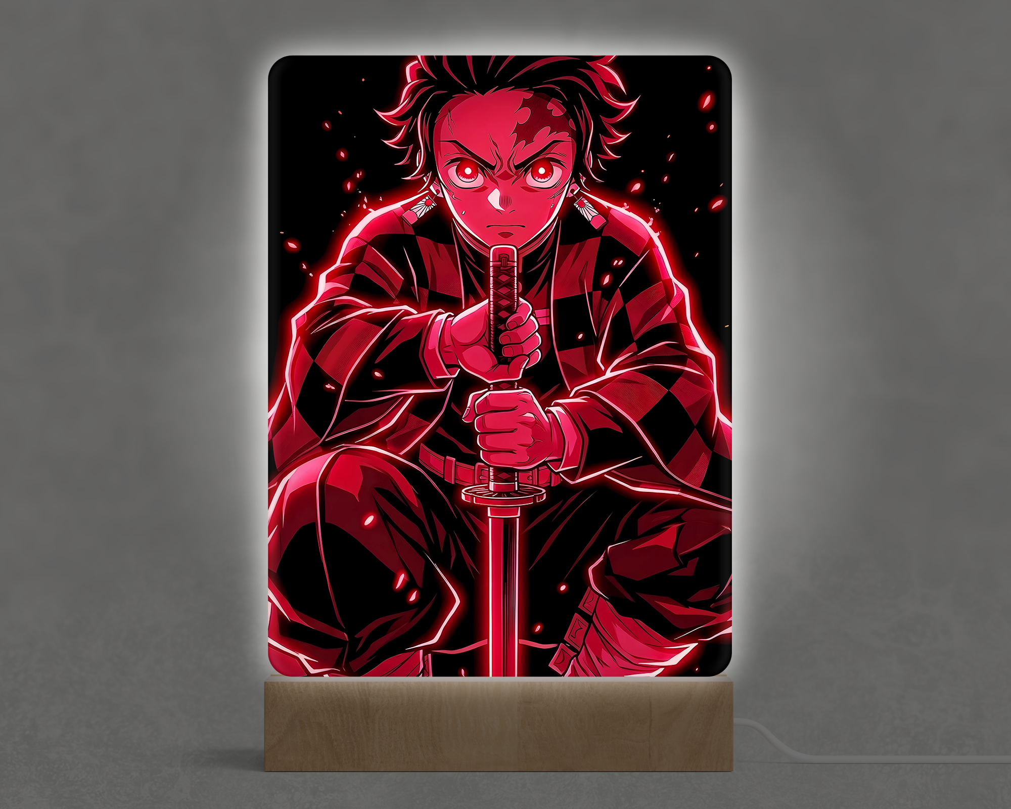 Lámpara Tanjiro red