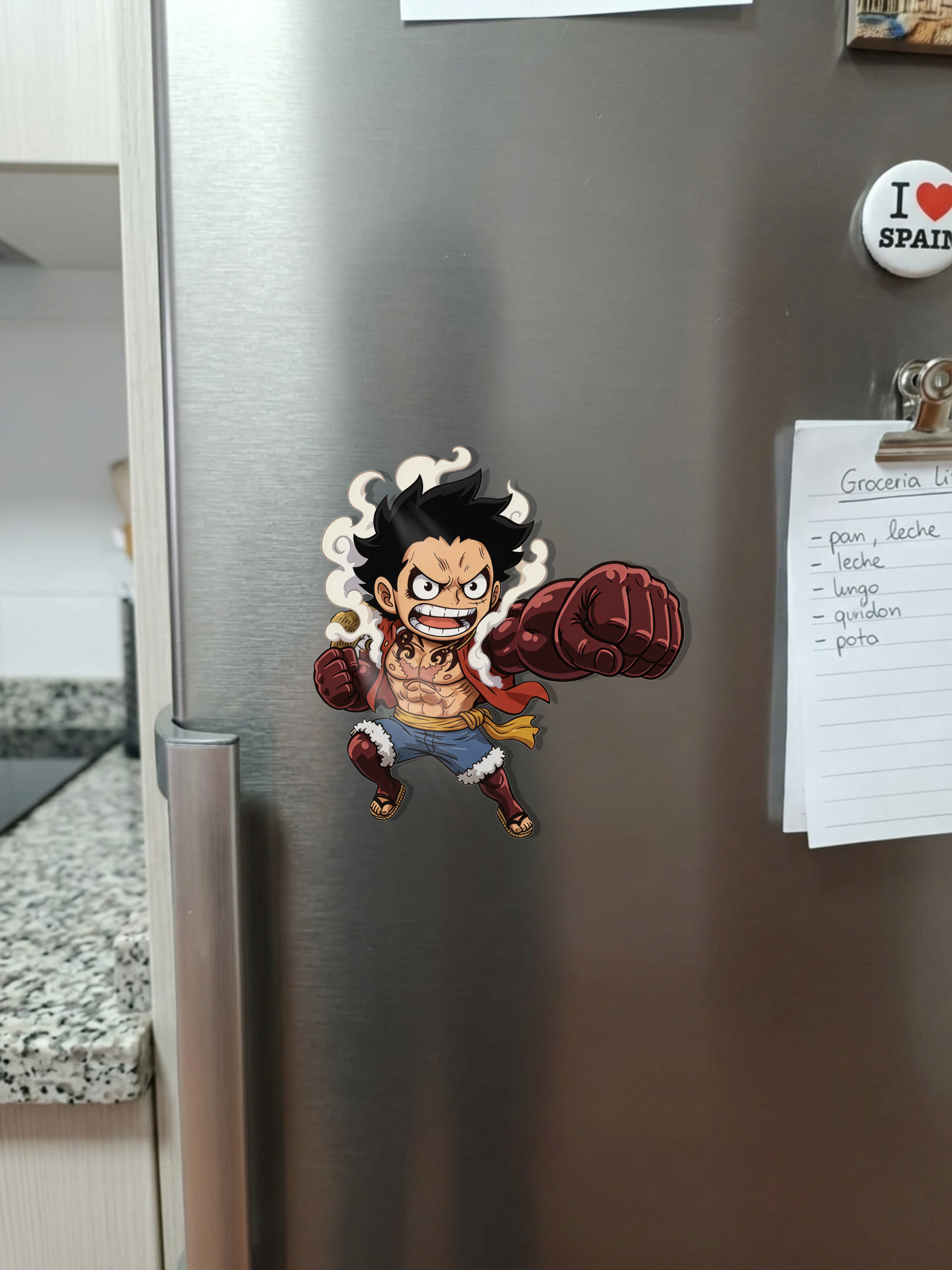 Imán Luffy Gear 4