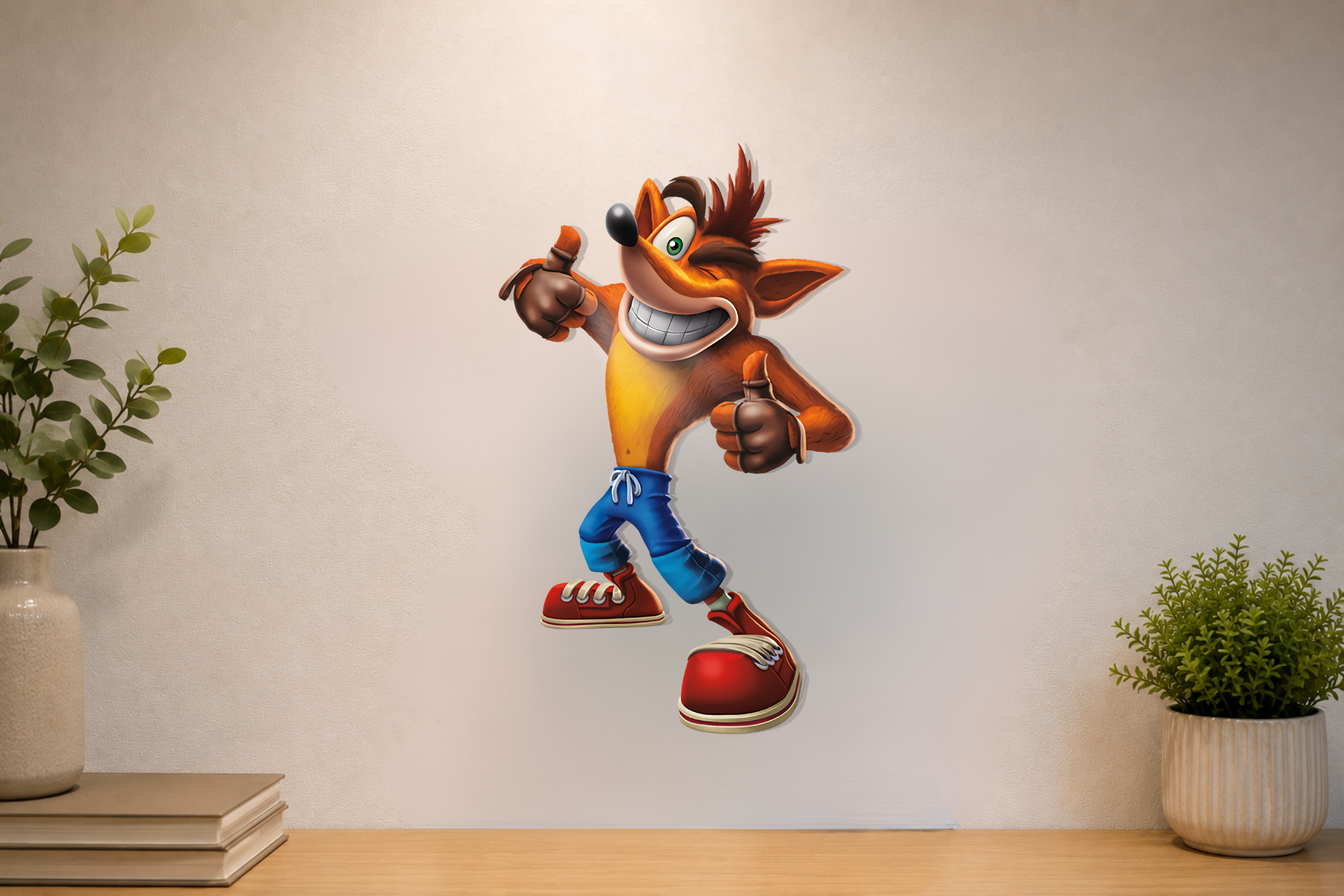Figuras de Metacrilato para Pared - Crash Bandicoot