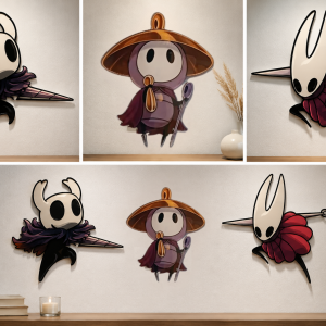 Figuras de Metacrilato para Pared - Hollow knight