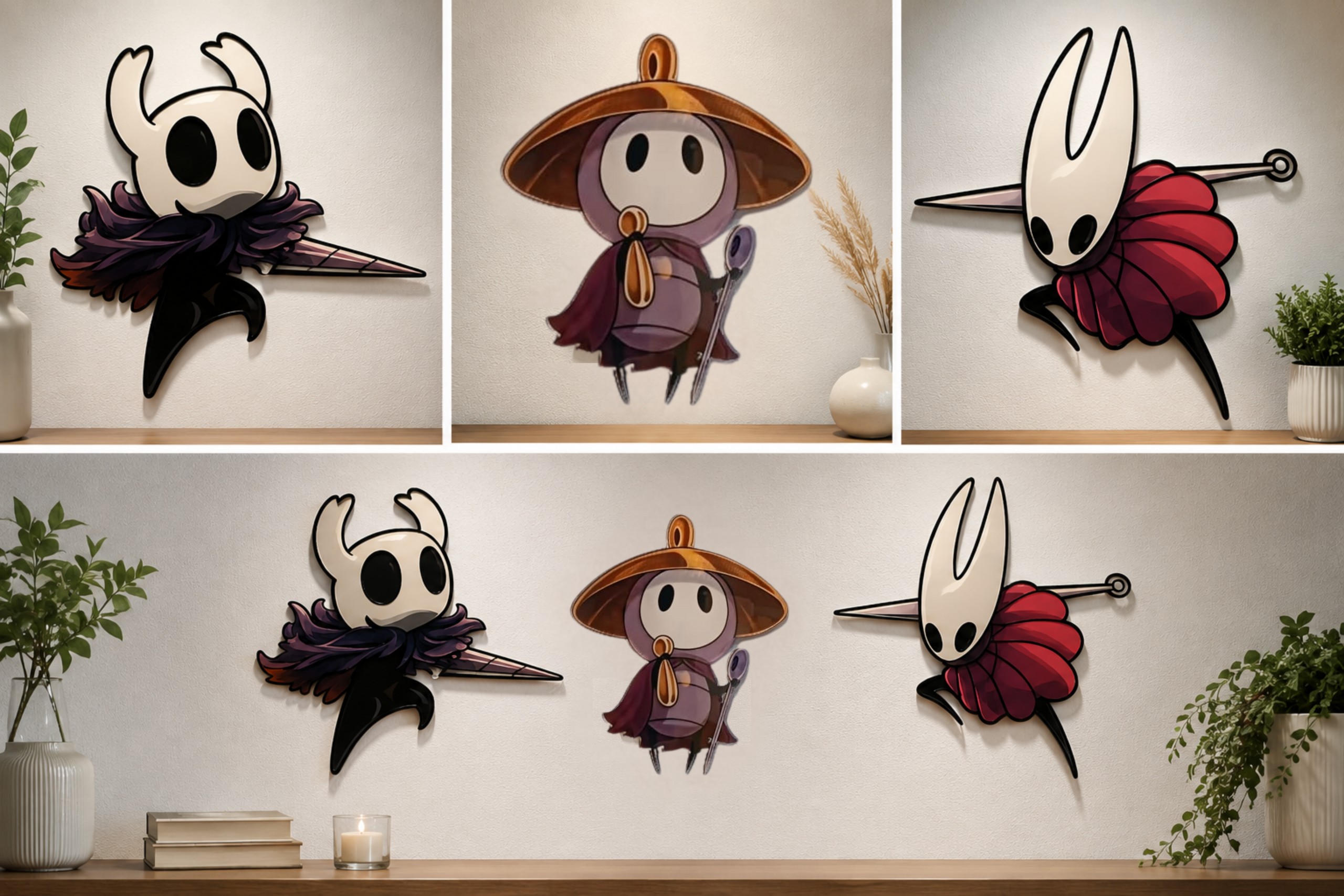Figuras de Metacrilato para Pared - Hollow knight