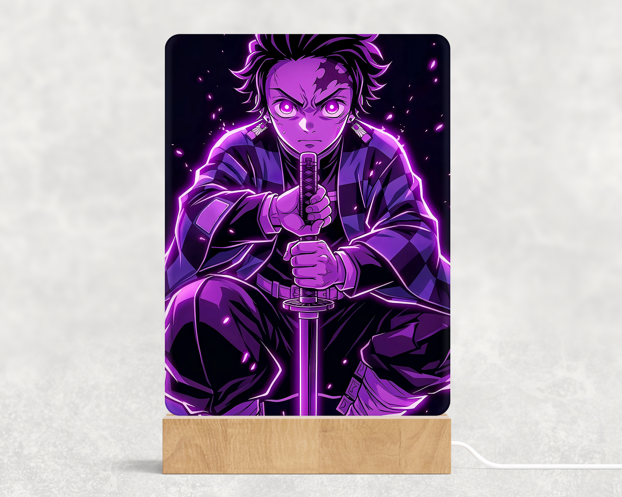 Lámpara Tanjiro purple - Imagen 2