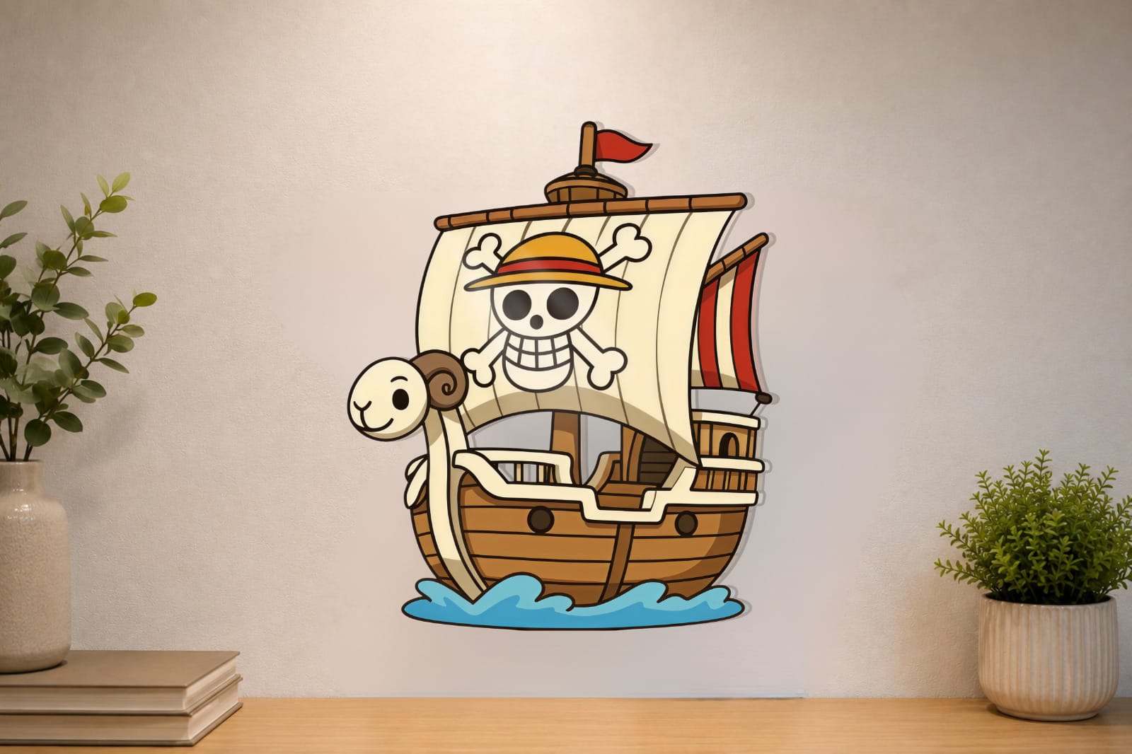 Figura para pared Going Merry One Piece