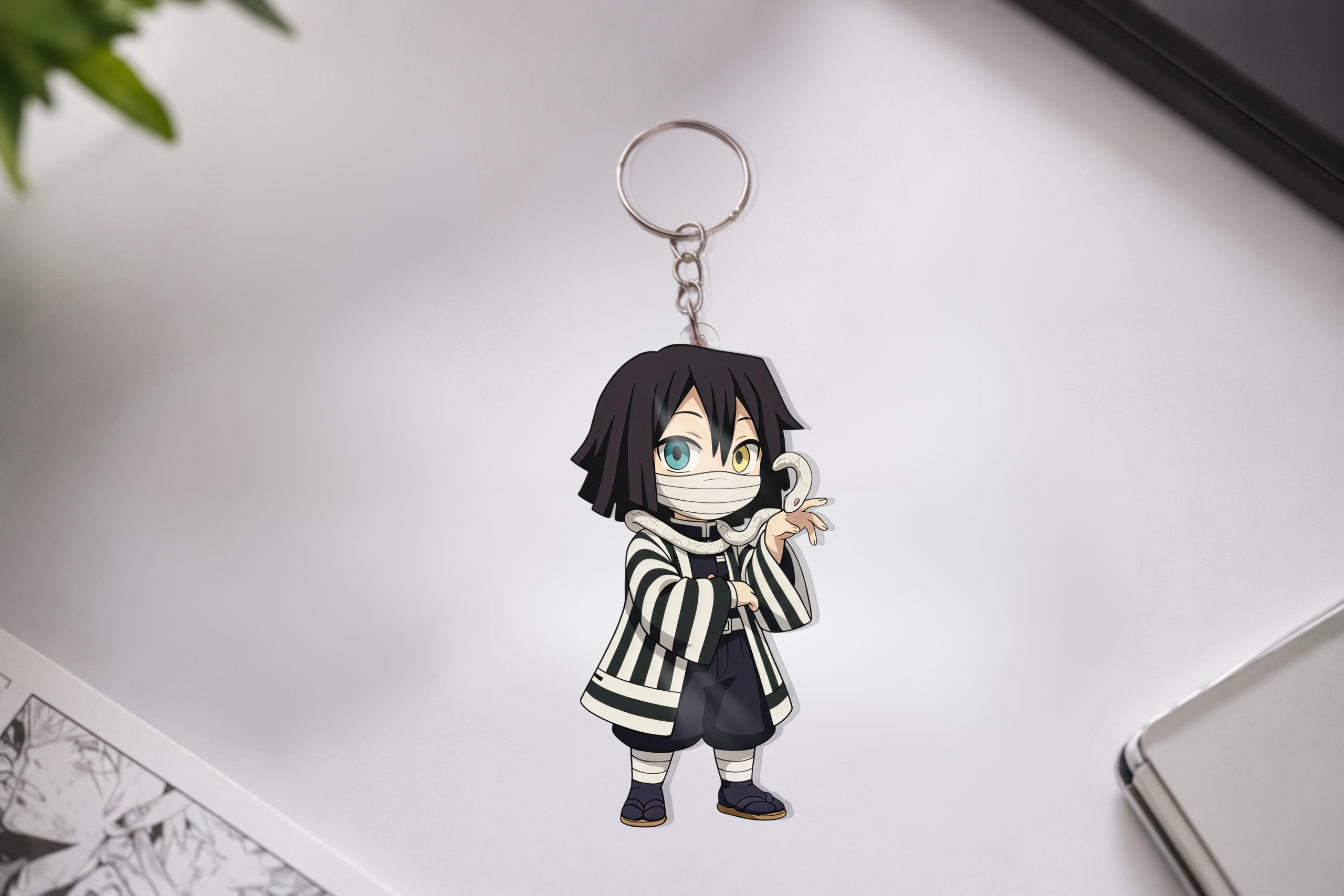 llavero Obanai Iguro Demon Slayer