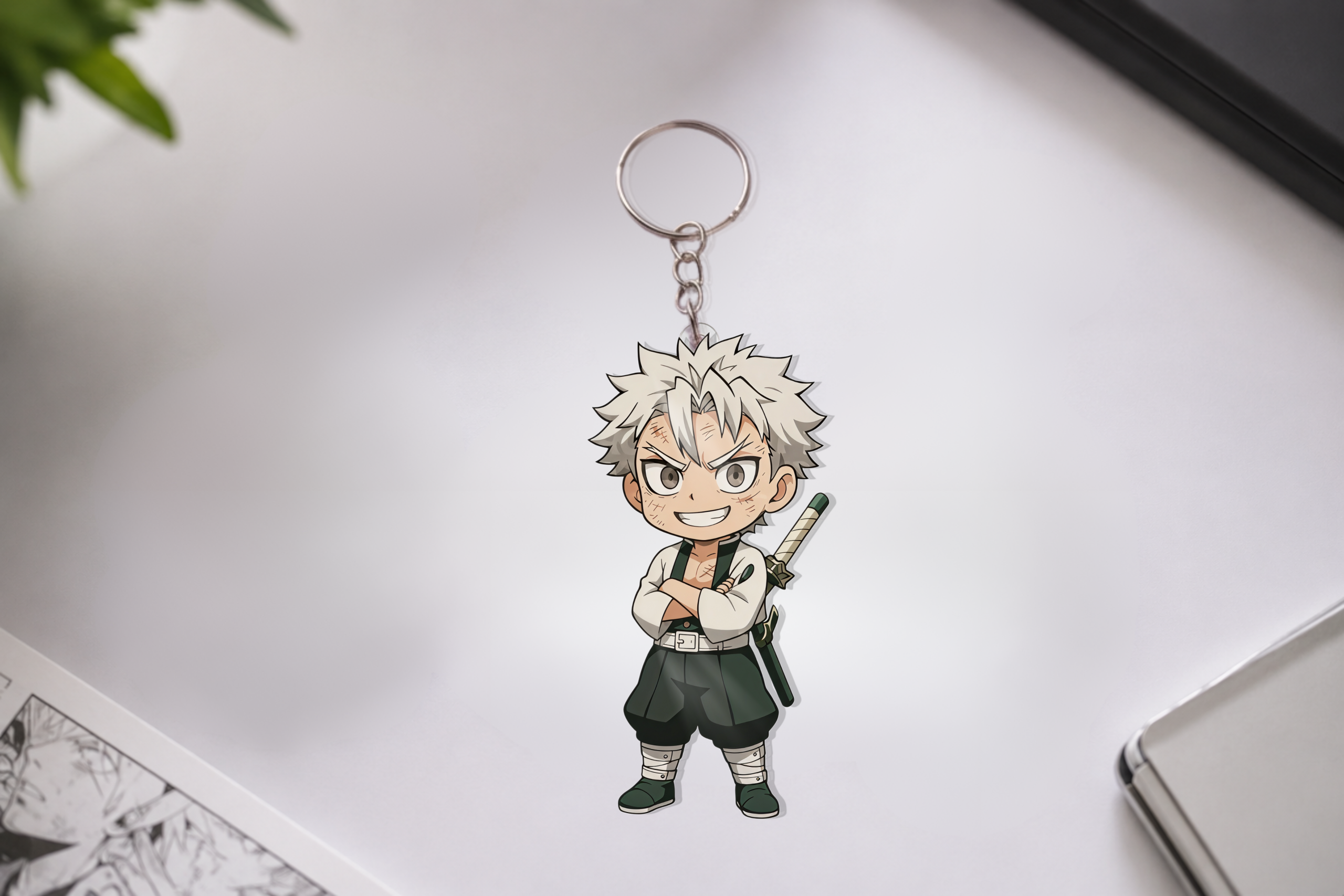llavero Sanemi Shinazugawa Demon Slayer