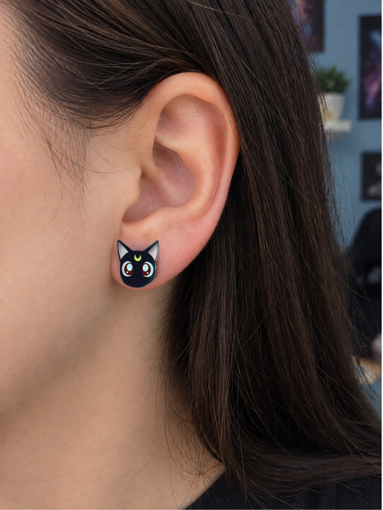 Pendientes Otaku personalizados | Tsuki